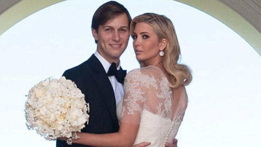 Ivanka Trump con su esposo.