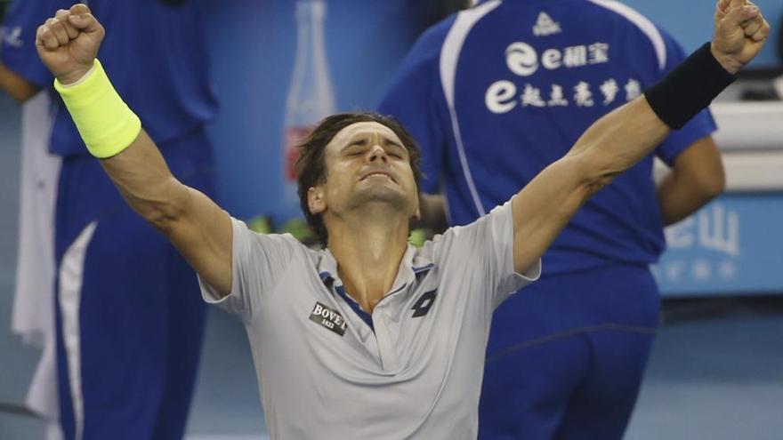 David Ferrer celebra su victoria