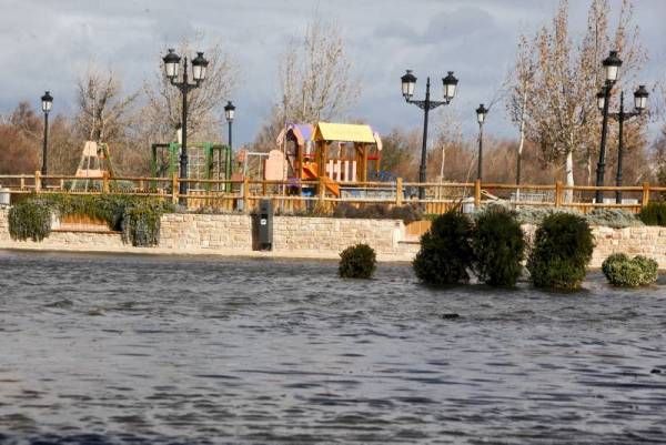 Fotogalería: La crecida del Ebro a su paso por Zaragoza