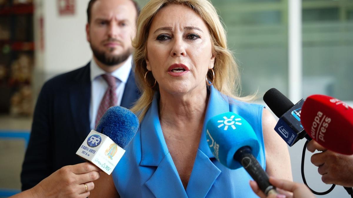 La consejera de Economía, Hacienda y Fondos Europeos y portavoz de la Junta de Andalucía, Carolina España