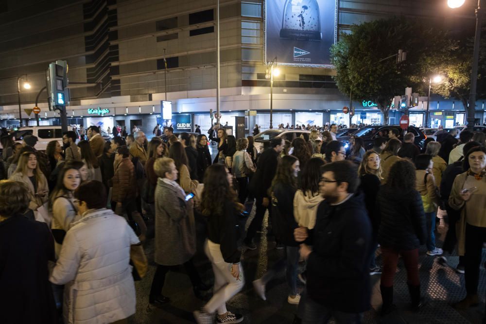 Atascos en València por el 'Black Friday'