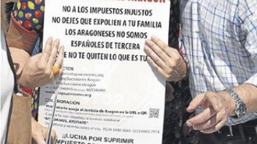 Stop Sucesiones en Aragón deja la plataforma nacional con bronca