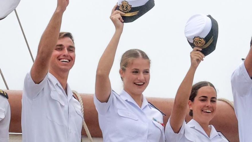 Guardiamarina Borbón, «una más» en el Elcano