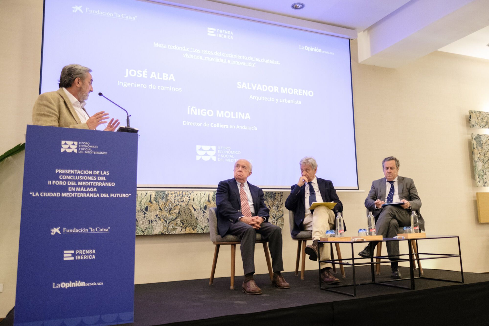 Presentación de la conclusiones del consejo de Málaga: 'Ciudad mediterránea del futuro'