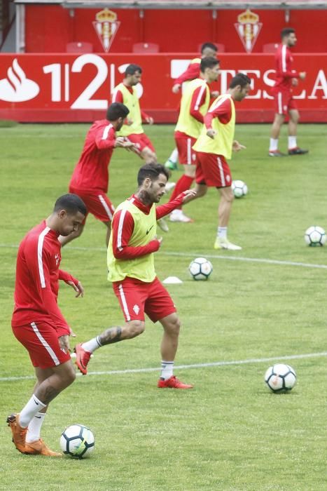 Entrenamiento del Sporting