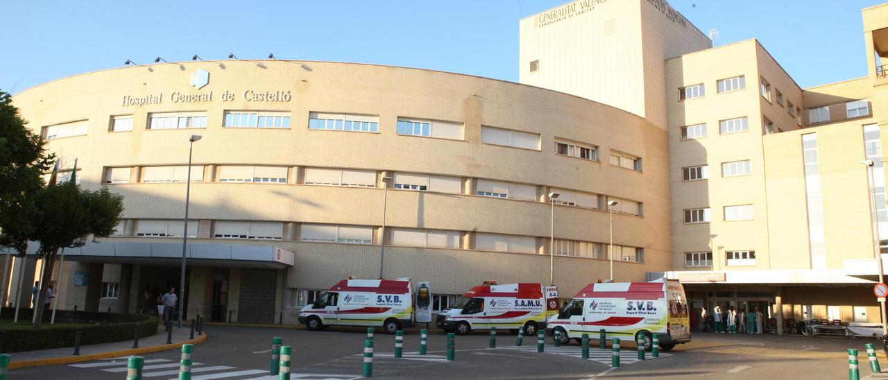 Fachada del Hospital General de Castellón, uno de los centros agraciados por esta dotación.