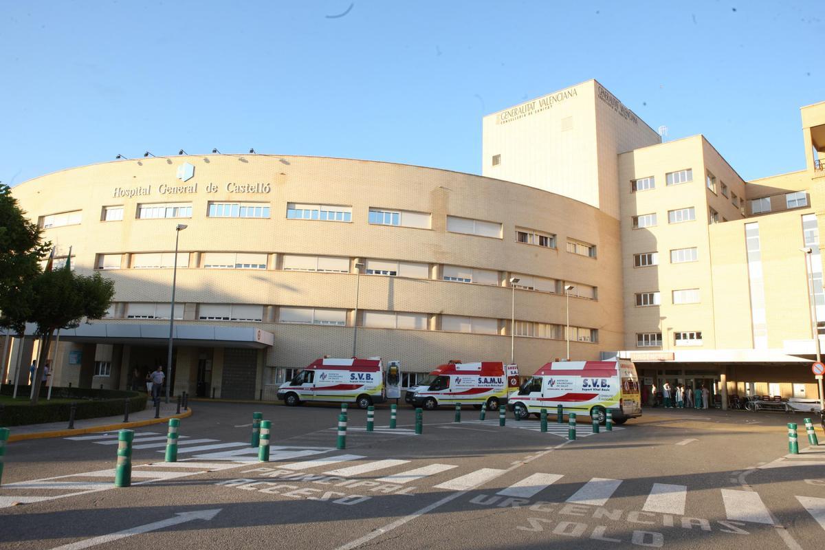 Fachada del Hospital General de Castellón, uno de los centros agraciados por esta dotación.