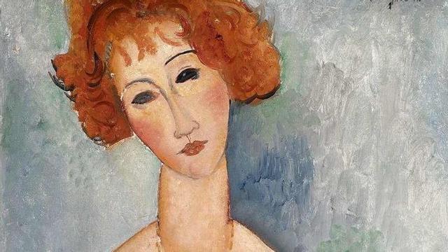 Obra de Modigliani de la colección Koplowitz que se exhibe en Bilbao.