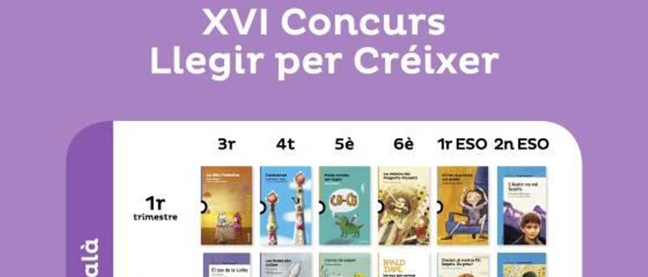 Les lectures de Llegir per Créixer per al curs que ve