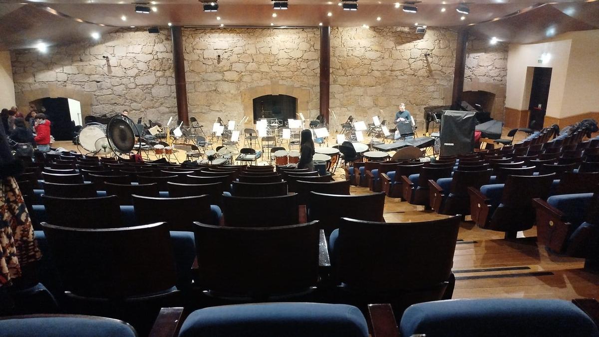 La cámara del auditorio "Príncipe Felipe".