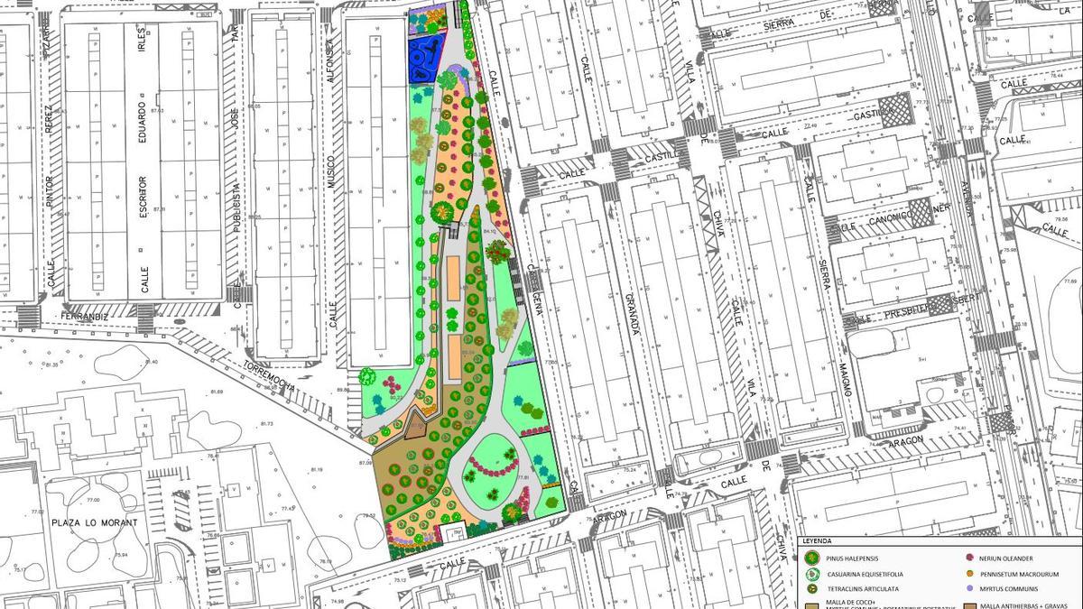 Proyecto para el &quot;Parque del Barrio&quot; en Virgen del Remedio