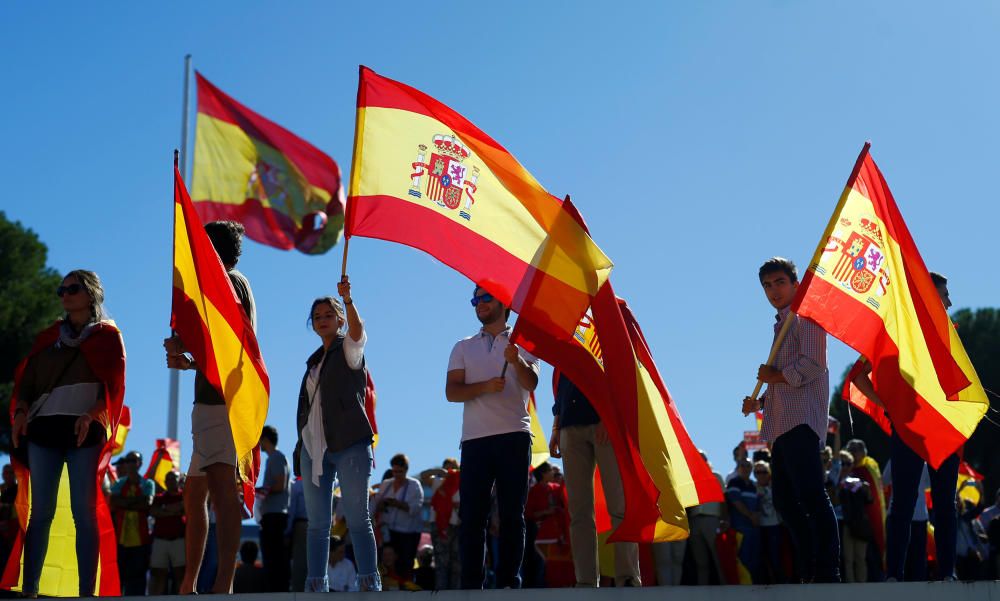 Concentración en Madrid por la unidad de España