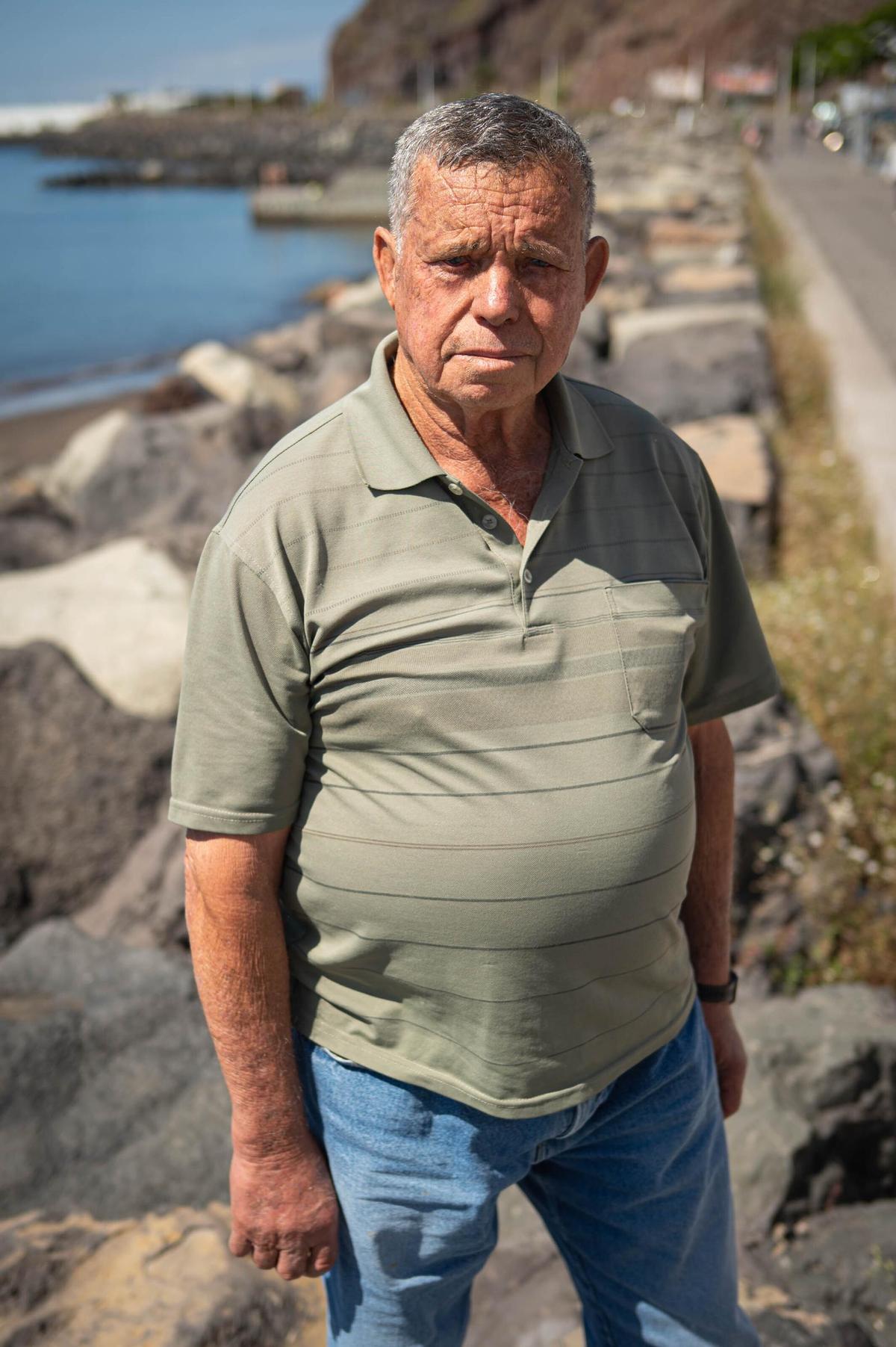 Isidro Fernández, pescador jubilado de San Andrés