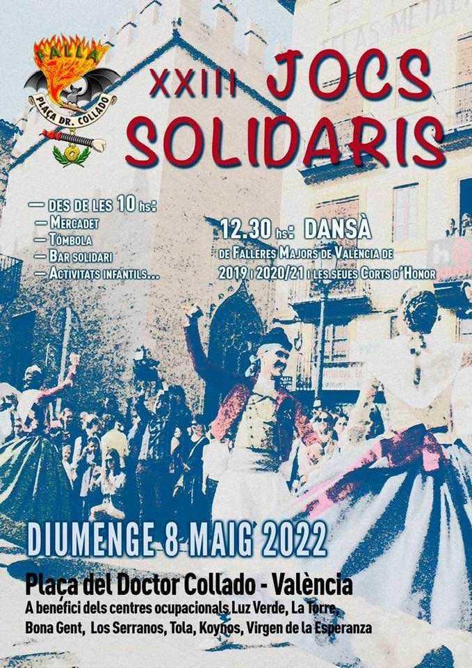 Cartel de la edición 2022 de los Jocs Solidaris