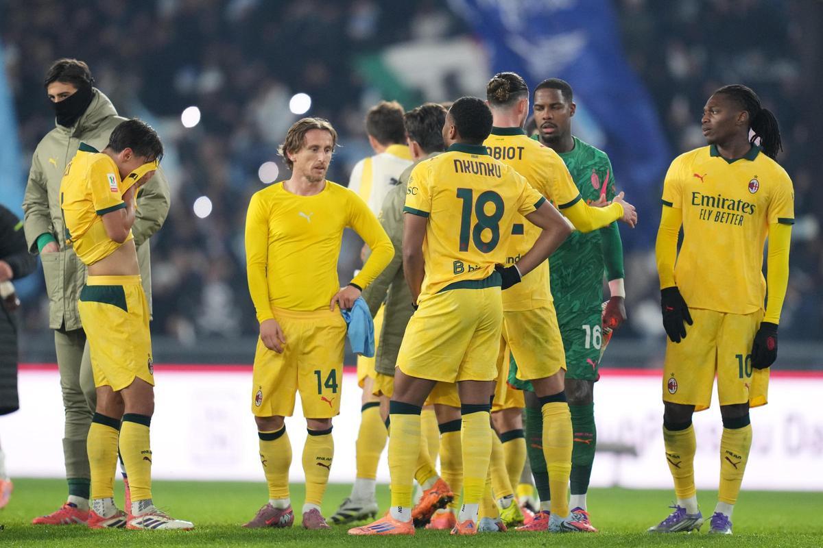 El Milan de Modric, eliminado de la Coppa