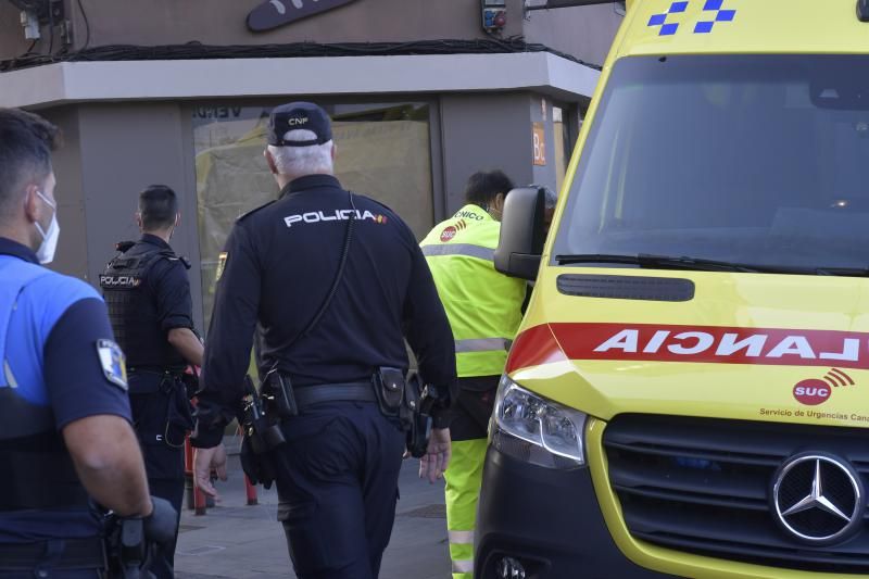 Un herido y un detenido en una agresión con un destornillador en Vegueta