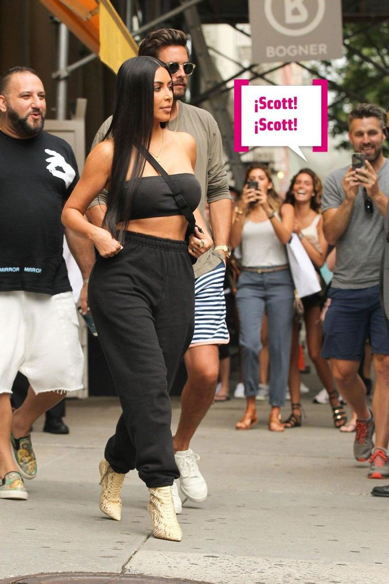 Kim Kardashian pasea con Scott Disick