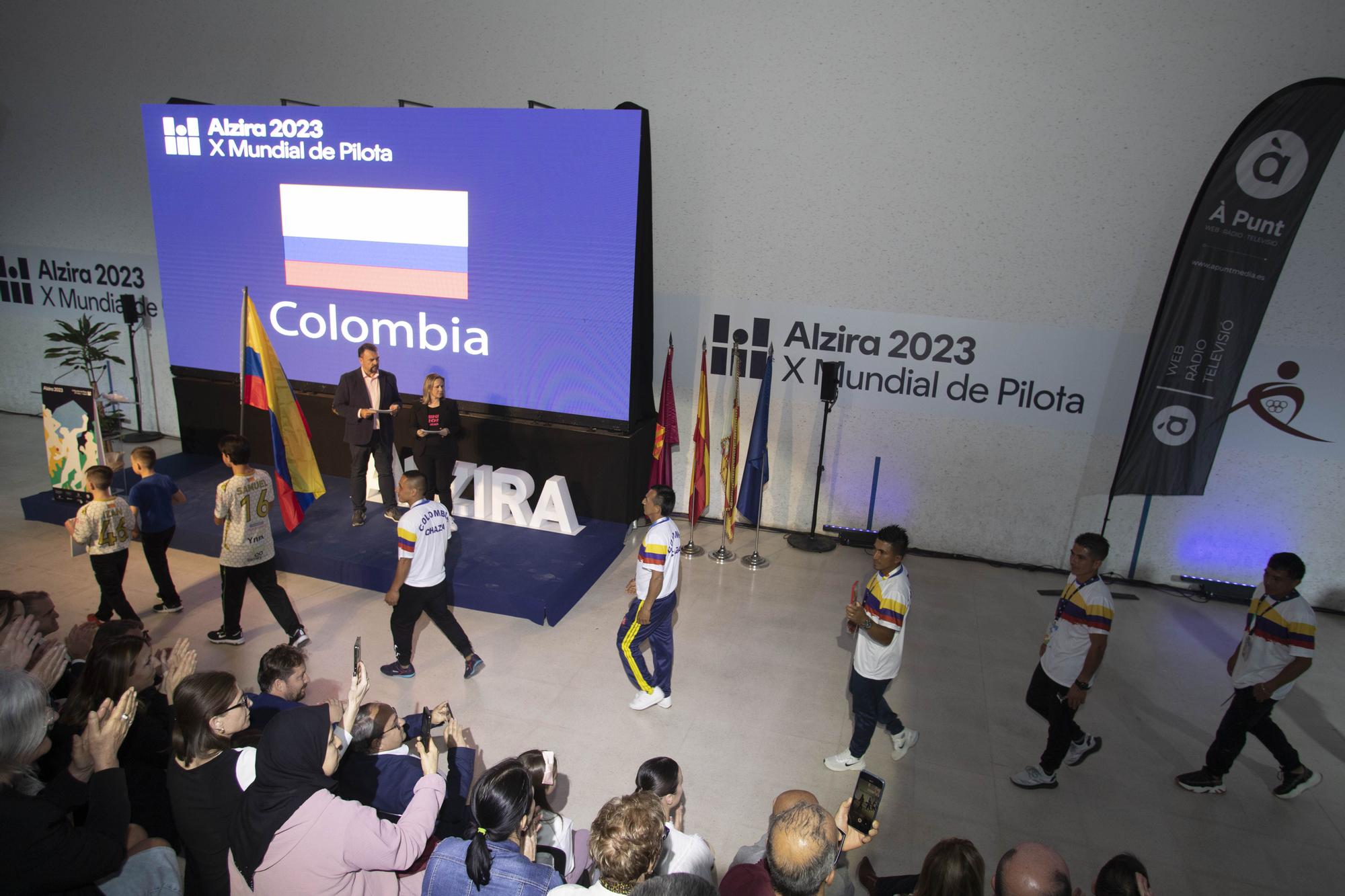 Las mejores imágenes de la gala inaugural del Mundial de Pilota de Alzira