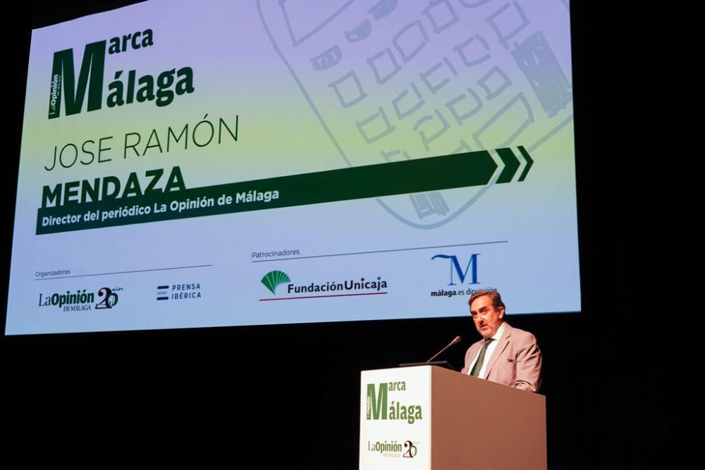 José Ramón Mendaza, director de La Opinión de Málaga, en un momento de su intervención en el evento.