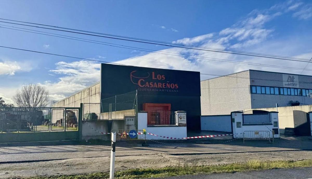Precinto en la quesería Los Casareños.