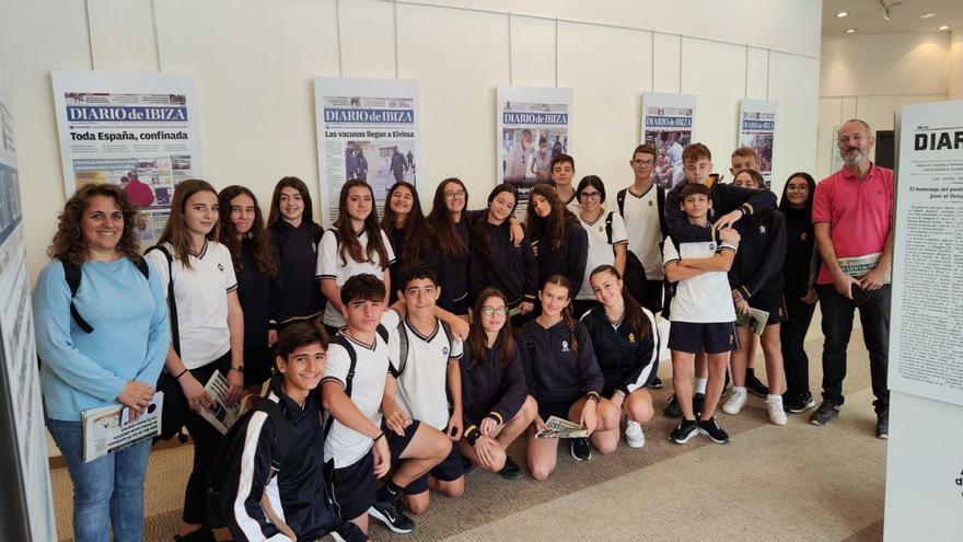 Estudiantes de Can Bonet visitan Diario de Ibiza