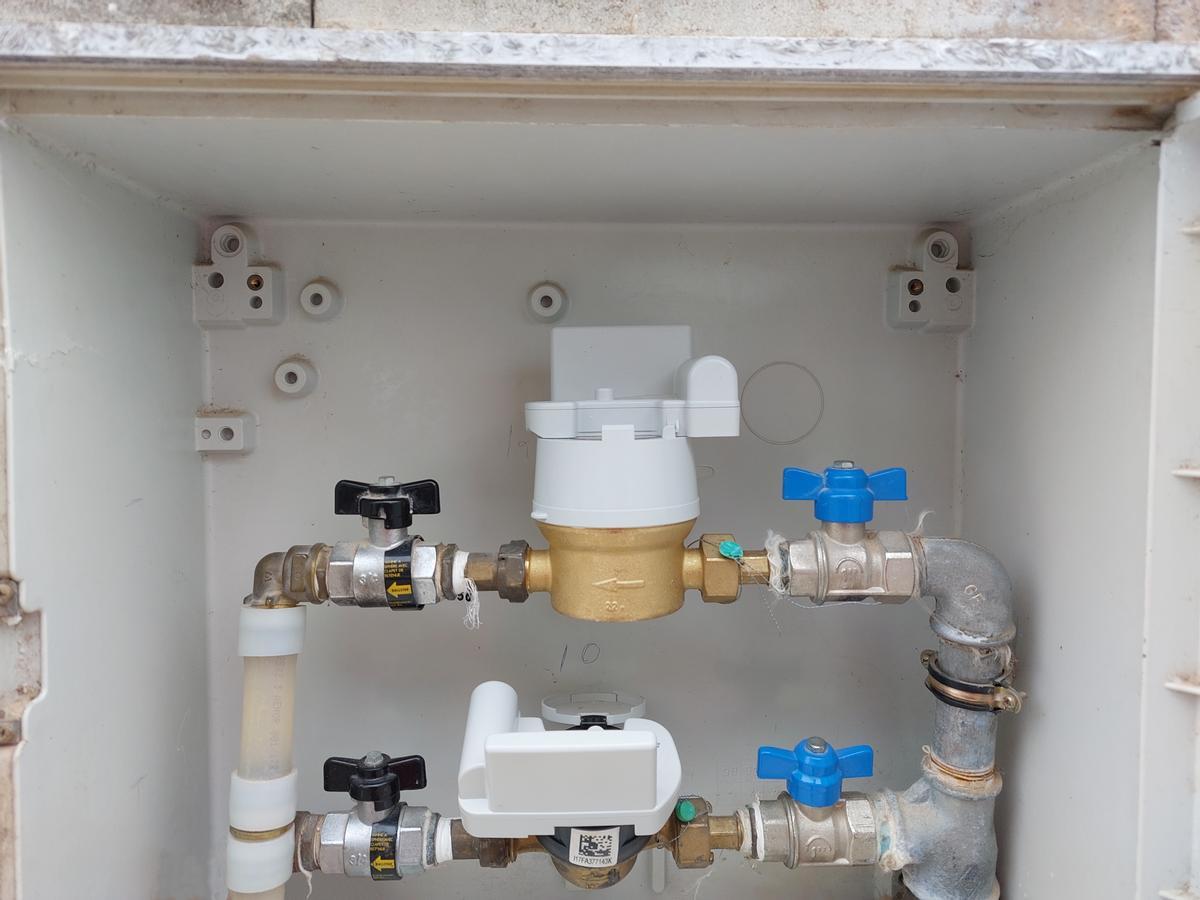 Contadores instalados en Paracuelos de Jiloca con telelectura.