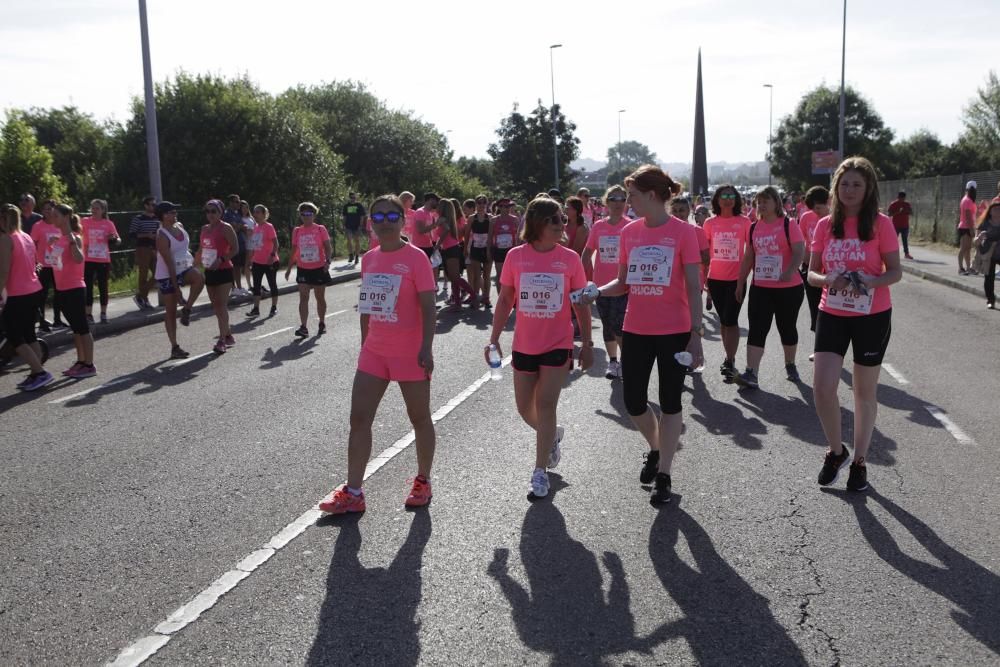 Carrera de la mujer en la zona este de Gijón.