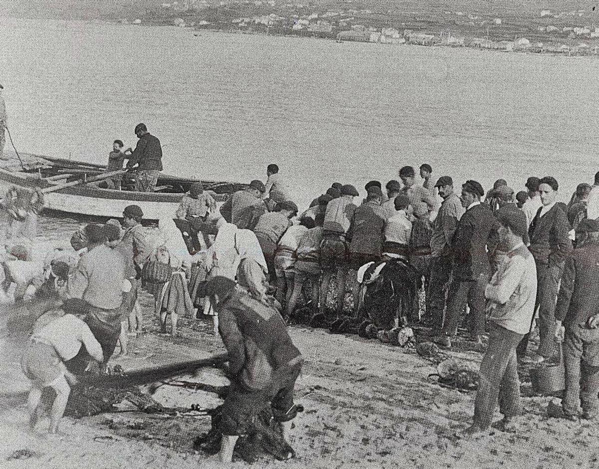 El mar, economía de O Morrazo a mitad del XVIII