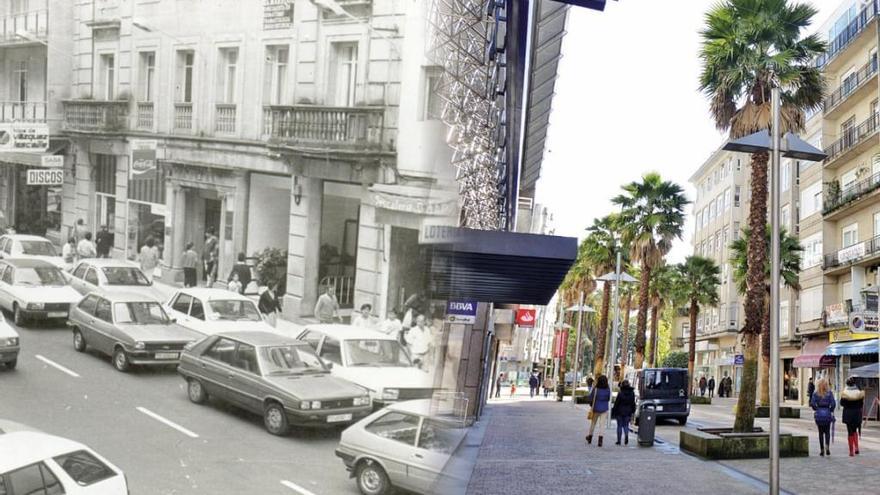 La fotografía con la que se ilustra el artículo muestra el antes y el después de la calle Gutiérrez Mellado.