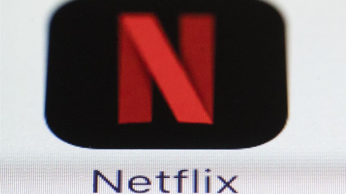 photo shows the netflix logo television