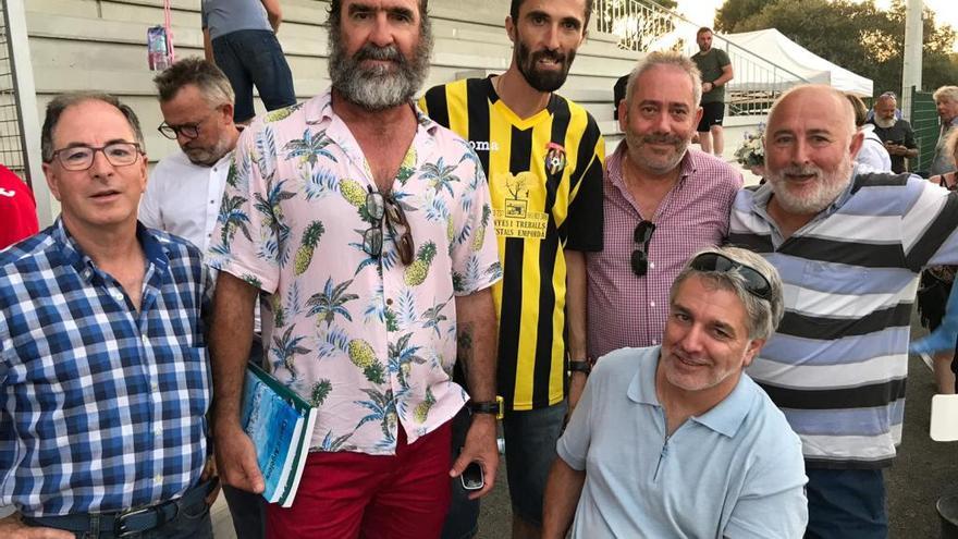 Éric Cantona, espectador de luxe a la pretemporada de l&#039;Espolla