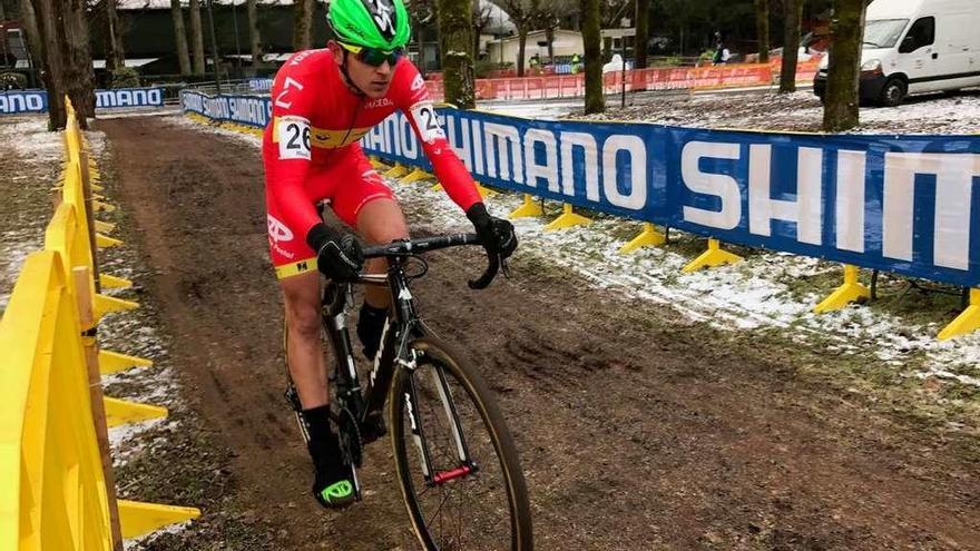 Iván Feijóo, en la prueba de la Copa del Mundo de Fiuggi. // FdV