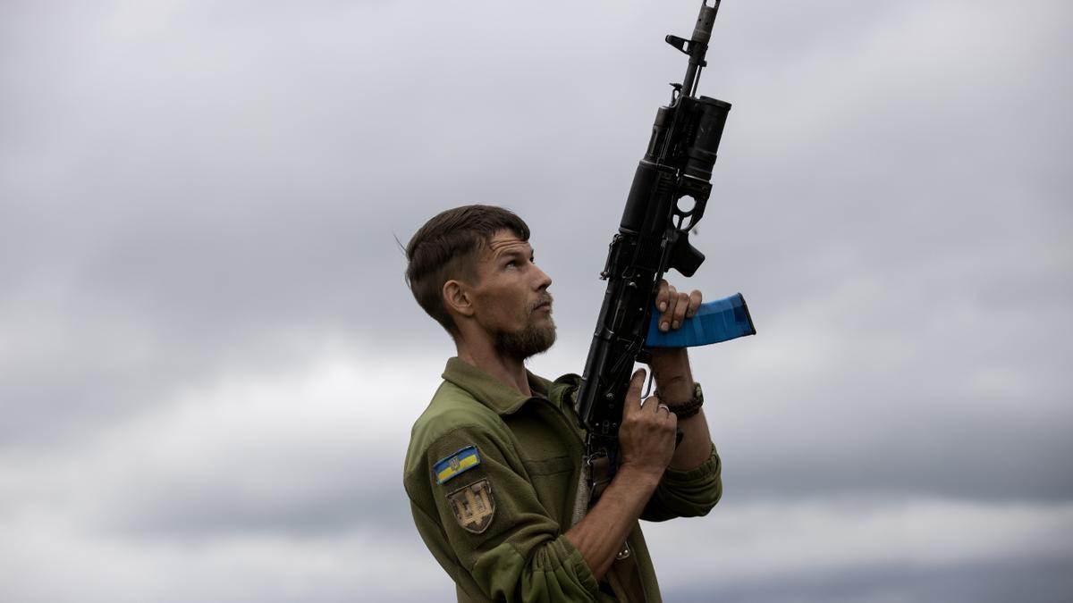 Funeral de soldado ucraniano que murió a causa de la artillería de Rusia