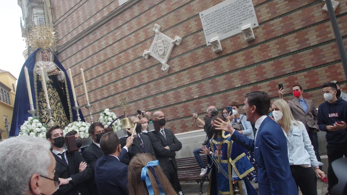 La Virgen del Amor, de la cofradía de El Rico, en la feligresía de Santiago.