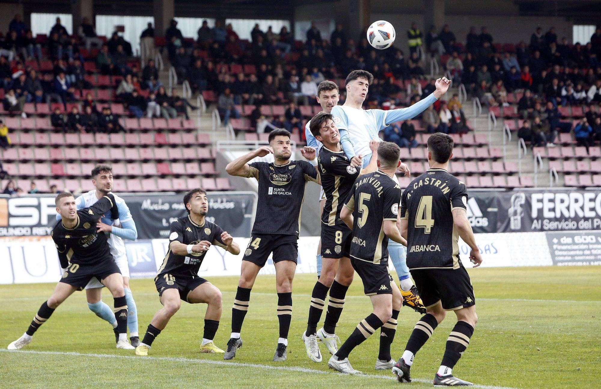 Las imágenes del partido del Compostela contra el Polvorón C.F.