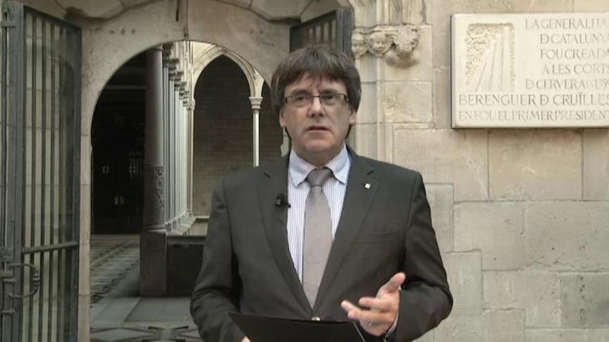 Puigdemont garantiza que el 1-O se podrá votar