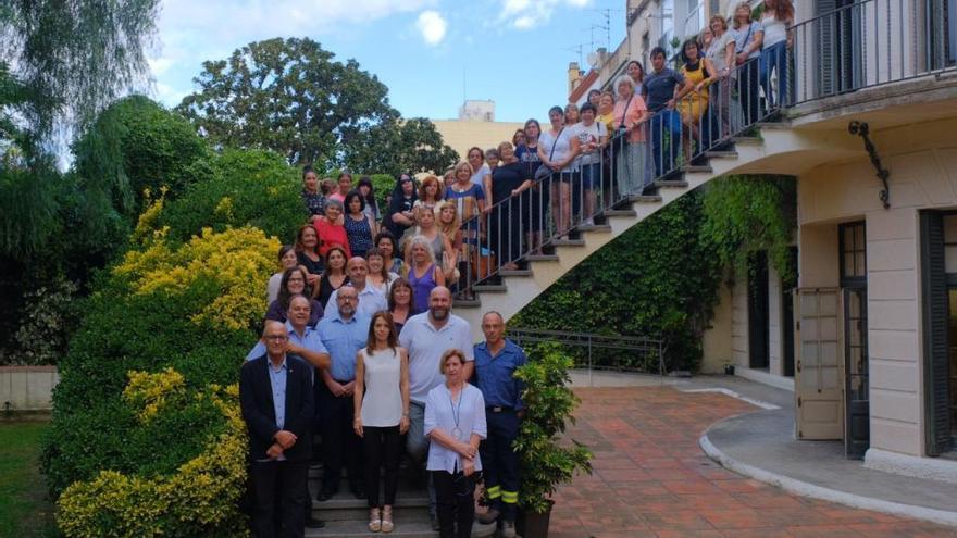 Els participants en la formació al Consell Comarcal.