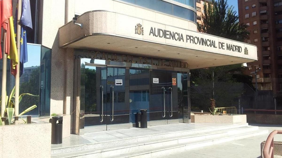 Fachada de la Audiencia Provincial de Madrid