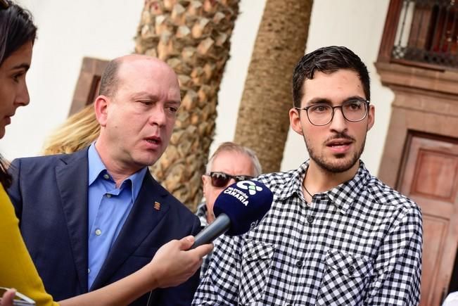 Rueda de prensa del concejal de NC, Javier Gil, ...