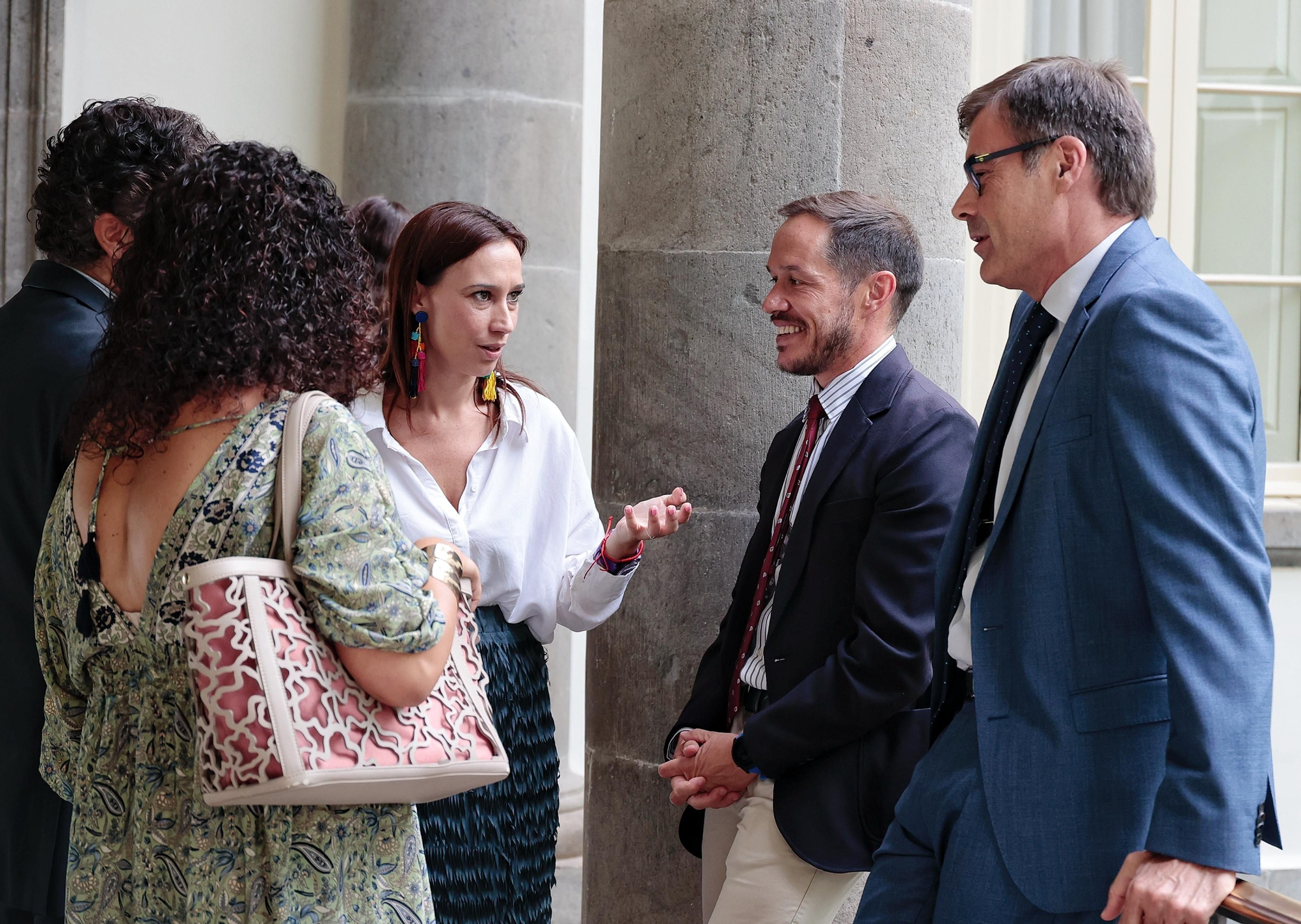 Sesión de control en el Parlamento de Canarias este miércoles 23 de julio de 2024.