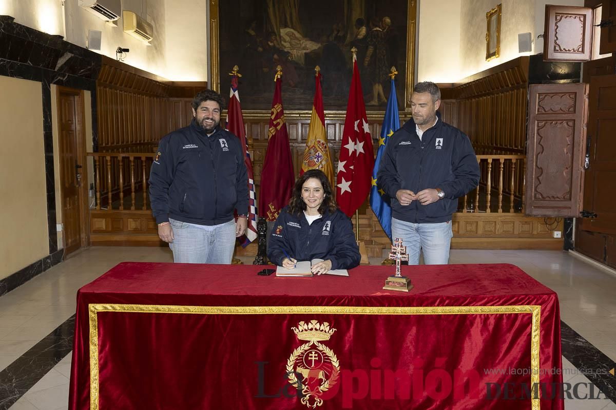 Así ha sido la visita de Isabel Díaz Ayuso a Caravaca de la Cruz