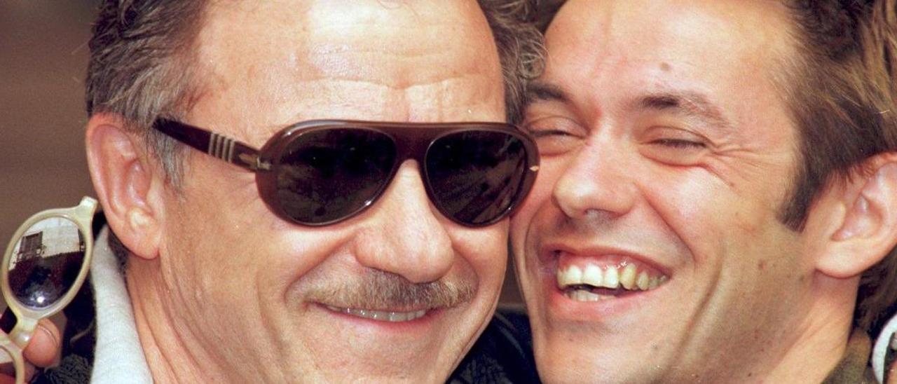 Antoni Aloy, con Harvey Keitel