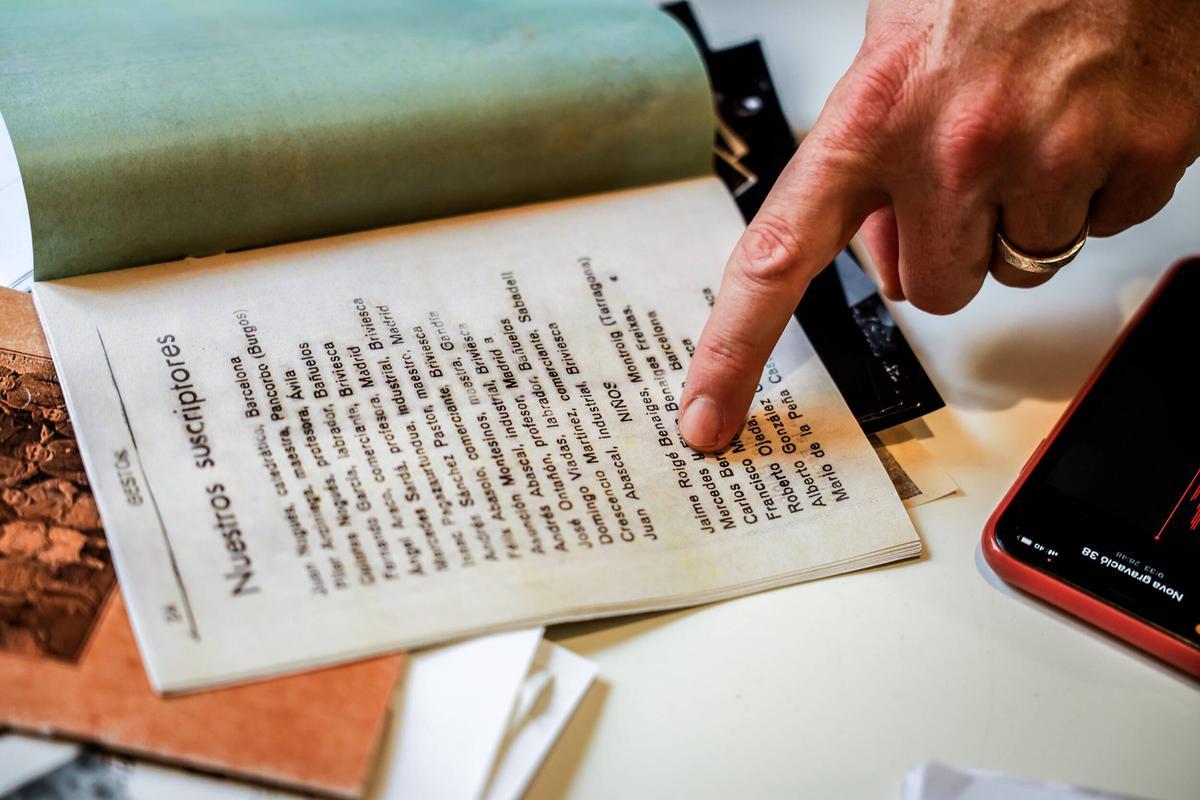 Archivo de Sergi Bernal, autor de la investigación que desenterró la memoria del maestro Antoni Benaiges.