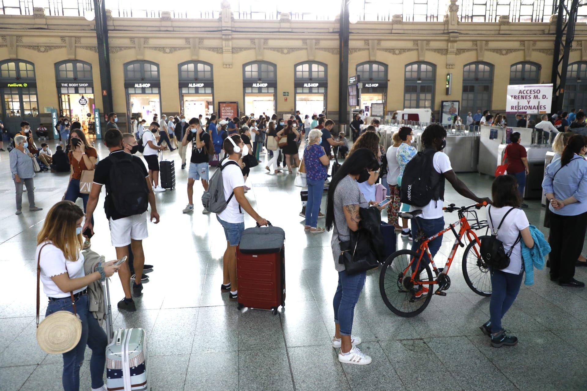 Segundo día de huelga de maquinistas de Renfe