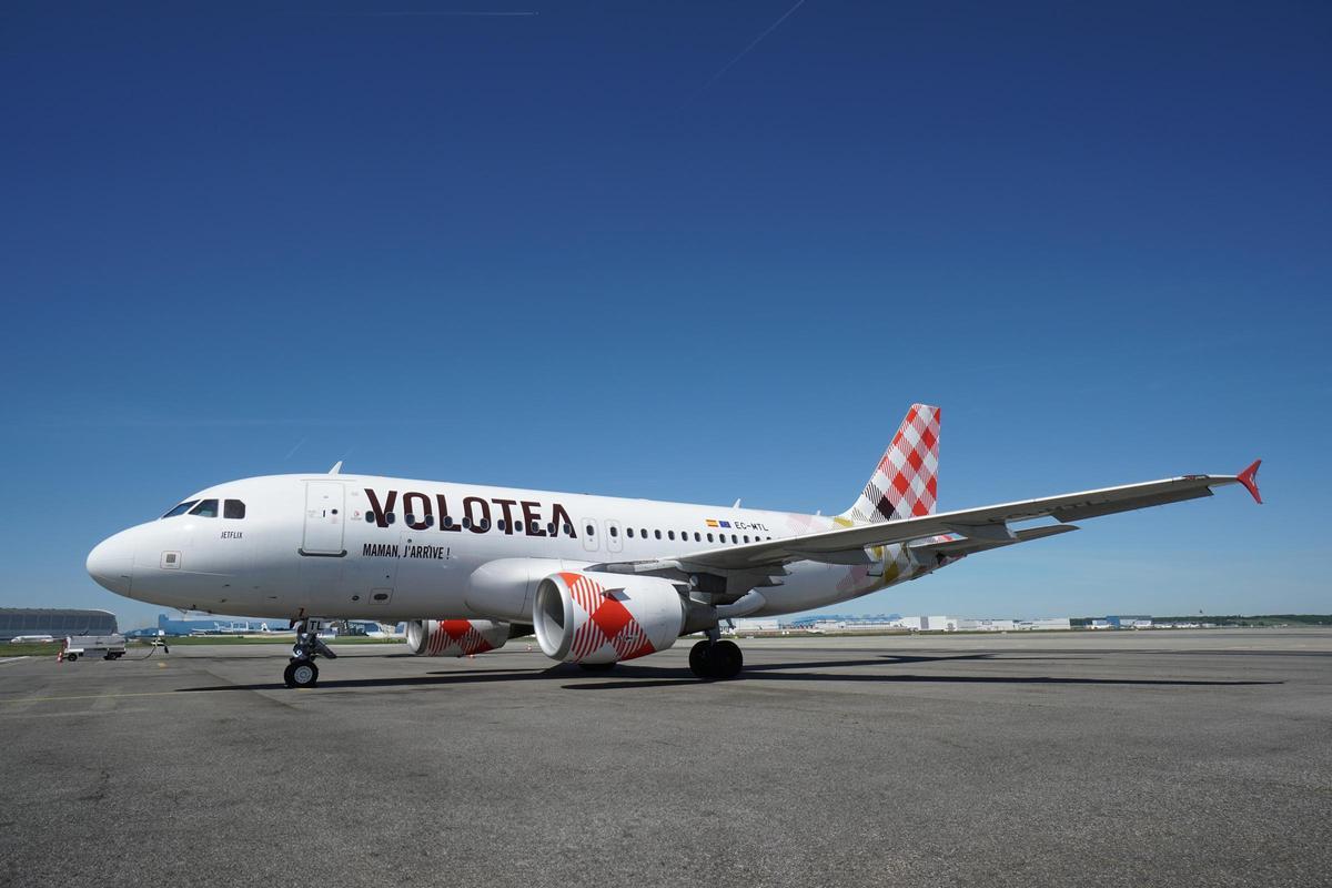 Una aeronave de Volotea, en una imagen de archivo.