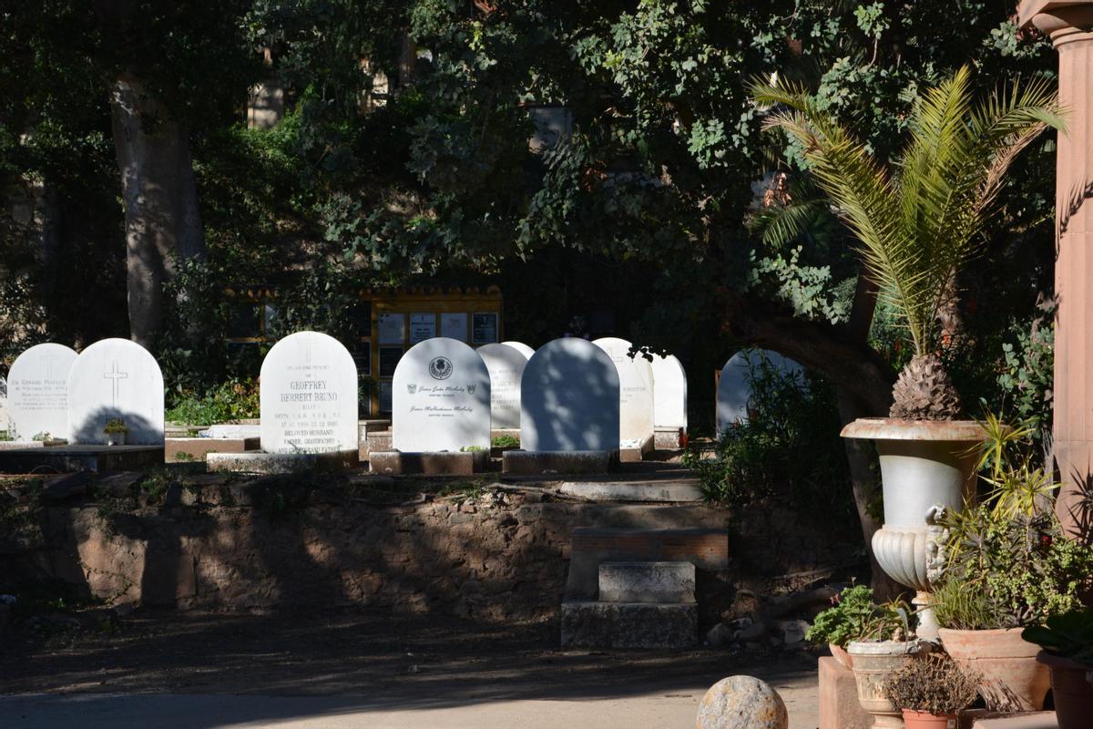 Una imagen del Cementerio Inglés de Málaga.