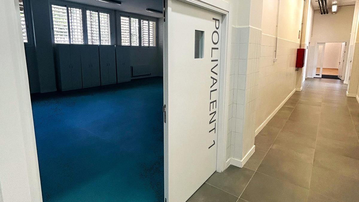 Interiror de la Escuela Municipal de Música de L'Hospitalet, tras las obras de rehabilitación.