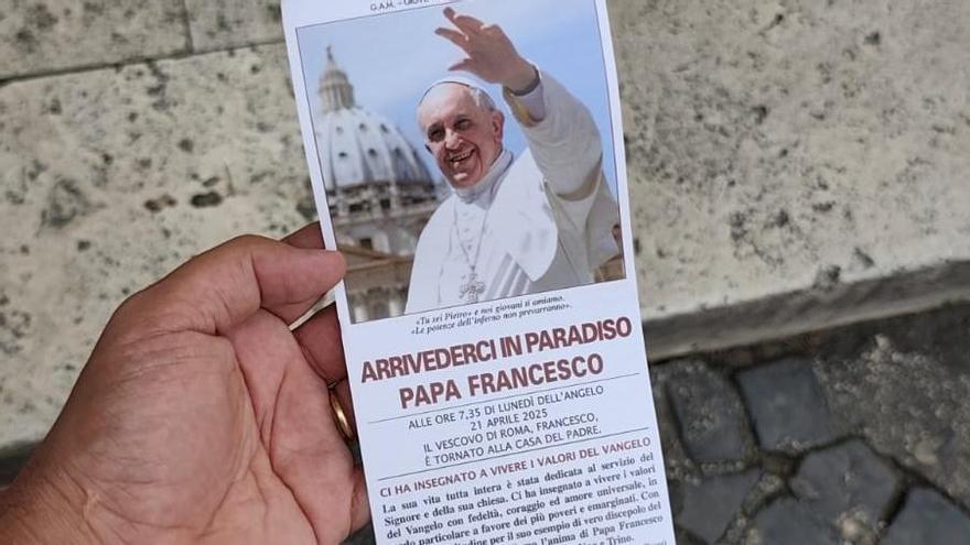Mallorquines en el velatorio del Papa Francisco