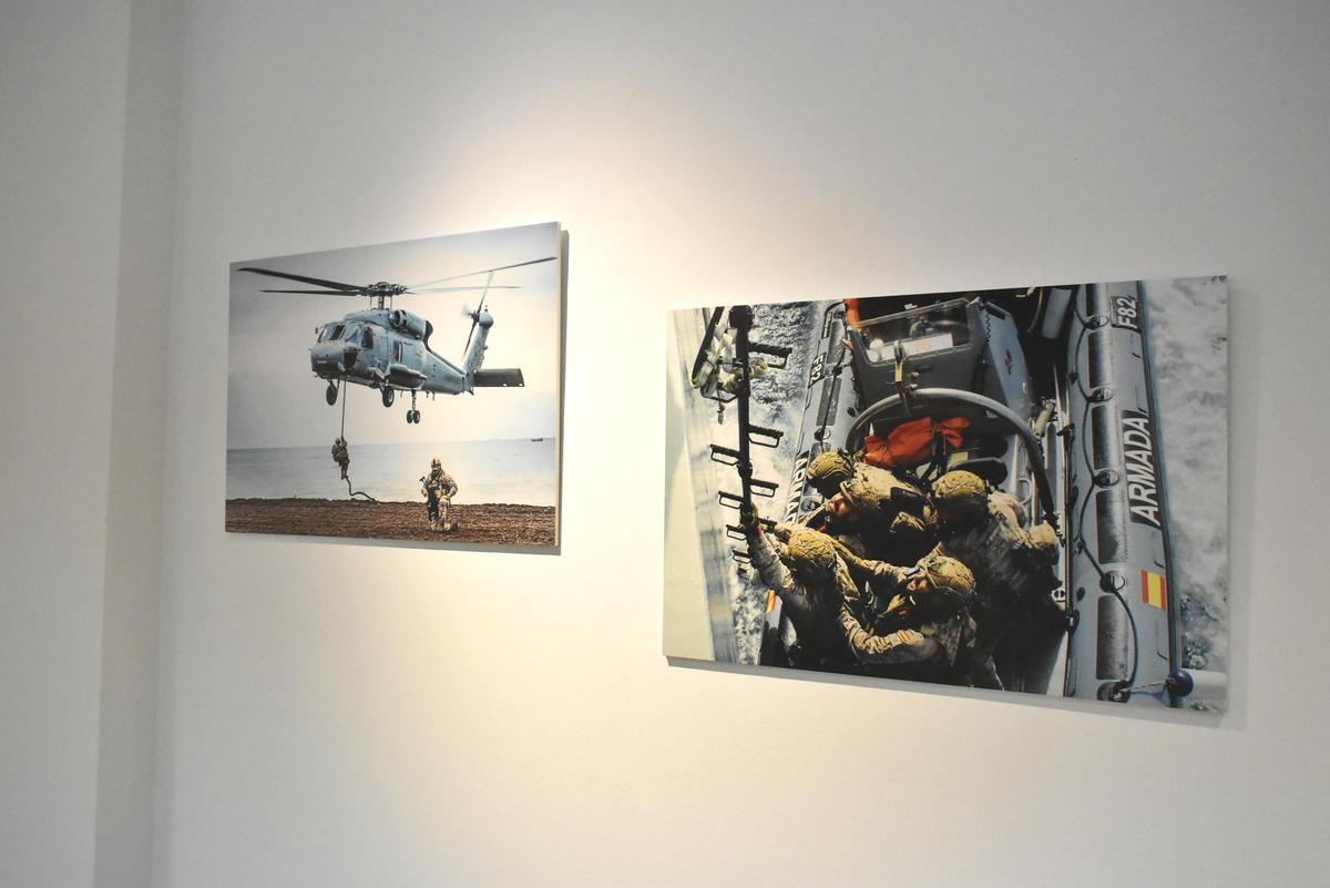 Galería | Así fue la inauguración de la exposición de las Fuerzas Armadas en Cáceres