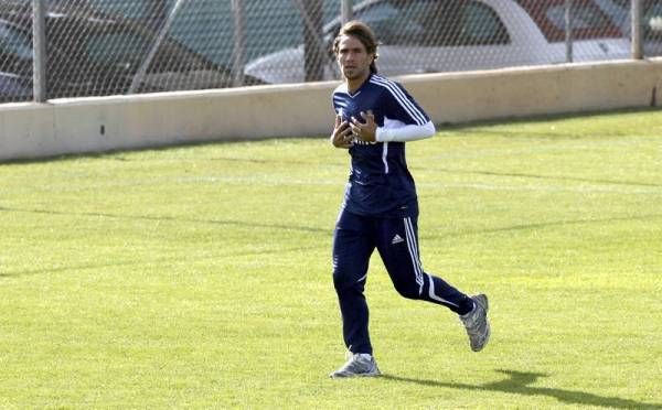 Entrenamiento del lunes del Real Zaragoza